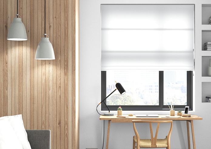 Mayfair, White - Roman Blind - Image 3